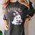 Boo Ghost Books Coquette Bow Halloween Women School Teacher Women's Comfort Colors T-Shirt Pepper