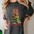 Book Lover Christmas Tree I Have No Shelf Control Women's Comfort Colors T-Shirt Pepper