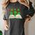 Book With Shamrocks Librarian Saint Patrick's Day Kids Women's Comfort Colors T-Shirt Pepper