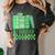 All Booked For St Patrick's Day Book Lover Lucky Shamrock Women's Comfort Colors T-Shirt Pepper