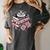 All Booked For Valentine's Coquette Bow Books Teacher Girly Women's Comfort Colors T-Shirt Pepper