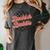 Bookish Baddie Retro Aesthetic Typography Women's Comfort Colors T-Shirt Pepper