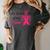 Breast Cancer Walk In Memory Of My Sister Women's Comfort Colors T-Shirt Pepper