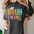Bruh I'm Out Senior Graduation Women's Comfort Colors T-Shirt Pepper