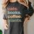 Cats Books Coffee Plants Gardening Mama Mom Mothers Women's Comfort Colors T-Shirt Pepper