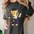 Cheetah Graduation Cute Kindergarten Elementary High School Women's Comfort Colors T-Shirt Pepper