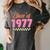 Class Of 1977 School Graduation Meetup Reunion Women's Comfort Colors T-Shirt Pepper