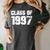 Class Of 1997 High School College Graduation Reunion T-Shirt Women's Comfort Colors T-Shirt Pepper