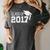 Class Of 2017 Cute Graduation T-Shirt Women's Comfort Colors T-Shirt Pepper