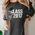 Class Of 2017 Senior Graduation Women's Comfort Colors T-Shirt Pepper