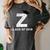 Class Of 2018 Last Name Letter Z Graduation Women's Comfort Colors T-Shirt Pepper