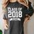 Class Of 2018 Retired Graduation TShirt Fun Retirement Shirt Women's Comfort Colors T-Shirt Pepper