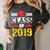 Class Of 2019 Graduation Senior High School College Women's Comfort Colors T-Shirt Pepper