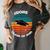 Class Of 2021 Done Senior Graduation Retro Sunset Women's Comfort Colors T-Shirt Pepper