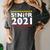 Class Of 2021 Senior Year 90's TV Style Graduation For Grad Women's Comfort Colors T-Shirt Pepper