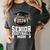 Class Of 2024 Graduation Senior Football Mom 2024 Women's Comfort Colors T-Shirt Pepper
