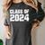 Class Of 2024 High School College Graduation Reunion T-Shirt Women's Comfort Colors T-Shirt Pepper