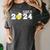Class Of 2024 Senior Softball Player Graduation Women's Comfort Colors T-Shirt Pepper