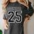 Class Of 2025 High School Senior 25 On Back Graduation Women's Comfort Colors T-Shirt Pepper