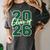 Class Of 2026 Graduation Varsity Green And On The Back Women's Comfort Colors T-Shirt Pepper