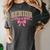 Class Of 2026 Pink Coquette Bow Senior Graduation Women's Comfort Colors T-Shirt Pepper