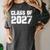 Class Of 2027 High School College Graduation Reunion T-Shirt Women's Comfort Colors T-Shirt Pepper