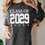 Class Of 2029 School Graduation Graduate s Women's Comfort Colors T-Shirt Pepper