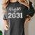 Class Of 2031 Shirts Senior 2031 Graduation Him Her Women's Comfort Colors T-Shirt Pepper