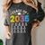 Class Of 2035 Grow With Me Checklist Graduation Women's Comfort Colors T-Shirt Pepper