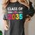 Class Of 2035 Kindergarten Pre K Grow With Me Graduation Women's Comfort Colors T-Shirt Pepper