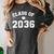 Class Of 2036 Grow With Me First Day Of School Graduation Women's Comfort Colors T-Shirt Pepper
