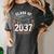 Class Of 2037 Graduation Women's Comfort Colors T-Shirt Pepper