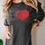 Clifford The Big Red Dog I Heart Clifford Childrens Books Women's Comfort Colors T-Shirt Pepper
