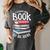 I Closed My Book To Be Here Books Lover Bookworm Women's Comfort Colors T-Shirt Pepper