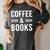 Coffee & Books Lover Coffee And Books Women's Comfort Colors T-Shirt Pepper