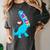 Cool Dinosaur Books Art For Men Women Libarian Book Lover Women's Comfort Colors T-Shirt Pepper