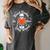 Cool Read Books Be Kind Stay Weird Skeleton Reading Women's Comfort Colors T-Shirt Pepper