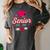 Coquette Pink Bow Senior 2026 2027 Graduation Women's Comfort Colors T-Shirt Pepper
