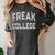Crazy Antisocial FREAK COLLEGE Introvert Don't Call Me Women's Comfort Colors T-Shirt Pepper
