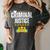 Criminal Justice Degree Graduation Senior Celebration Grad Women's Comfort Colors T-Shirt Pepper