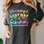 Custodian Life Graduation Day Last Day Of School Tie Dye Women's Comfort Colors T-Shirt Pepper
