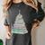 Cute Bookmas Christmas Book Tree Book Lover Teacher Women's Comfort Colors T-Shirt Pepper