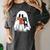 Cute Halloween Ghost Reading Book Women's Comfort Colors T-Shirt Pepper