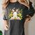 Cute Rabbit And Book Women Girls Reading Book Rabbit Lover Women's Comfort Colors T-Shirt Pepper