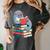 Cute Reading Seal On Books Book Lover Women's Comfort Colors T-Shirt Pepper