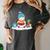 Cute Winter Cozy Snowman Reading Book Lovers Xmas Snowman Women's Comfort Colors T-Shirt Pepper