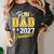 Dad Graduation Senior 2027 Proud Dad Of a 2027 Graduate Women's Comfort Colors T-Shirt Pepper