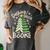 Dashing Through The Books Christmas Book Lovers Men Women Women's Comfort Colors T-Shirt Pepper