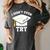 I Didn't Even Try 2018 Senior Graduation Shirt Women's Comfort Colors T-Shirt Pepper