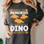 Dino Nuggets Chicken Snack Memory Bite Women's Comfort Colors T-Shirt Pepper